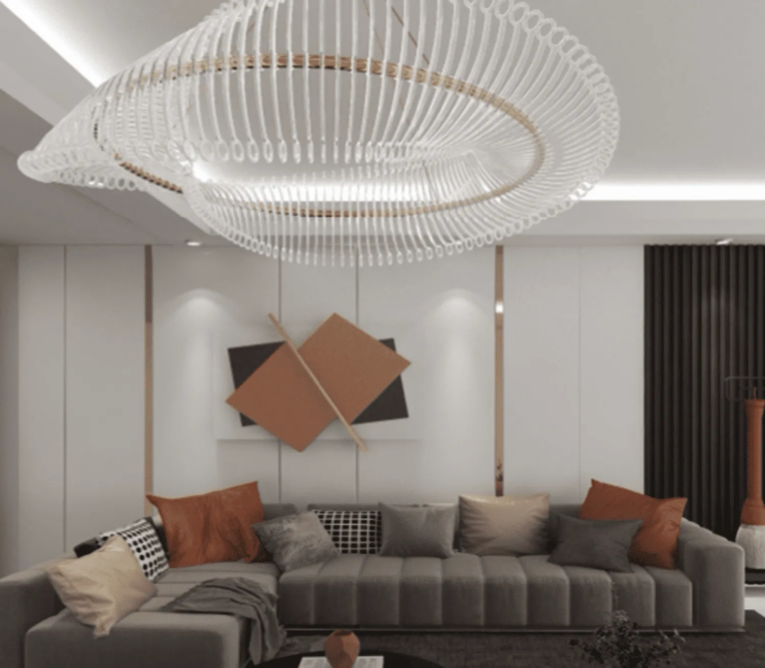 Gulf Tower — интерьер гостиной, фото 5