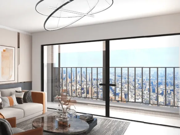 Gulf Tower — интерьер гостиной, фото 6
