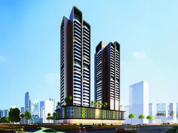 Guzel Towers в районе JVT (Джумейра Вилладж Трайангл) — фото 1