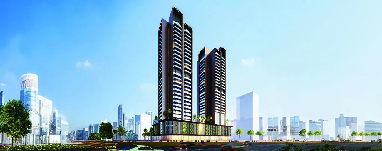 Guzel Towers в районе JVT (Джумейра Вилладж Трайангл) — фото 1