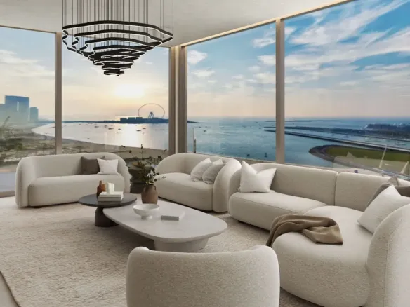 Habtoor Grand Residences — интерьер гостиной