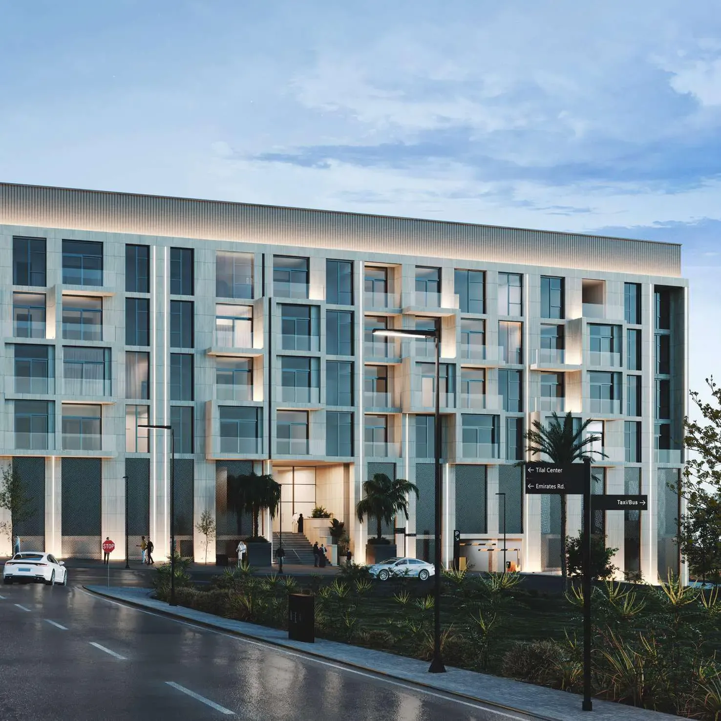 Hawa Residence — фасад здания