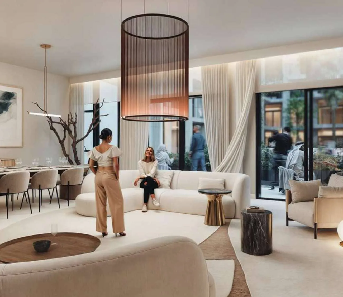 Hawa Residence — интерьер гостиной