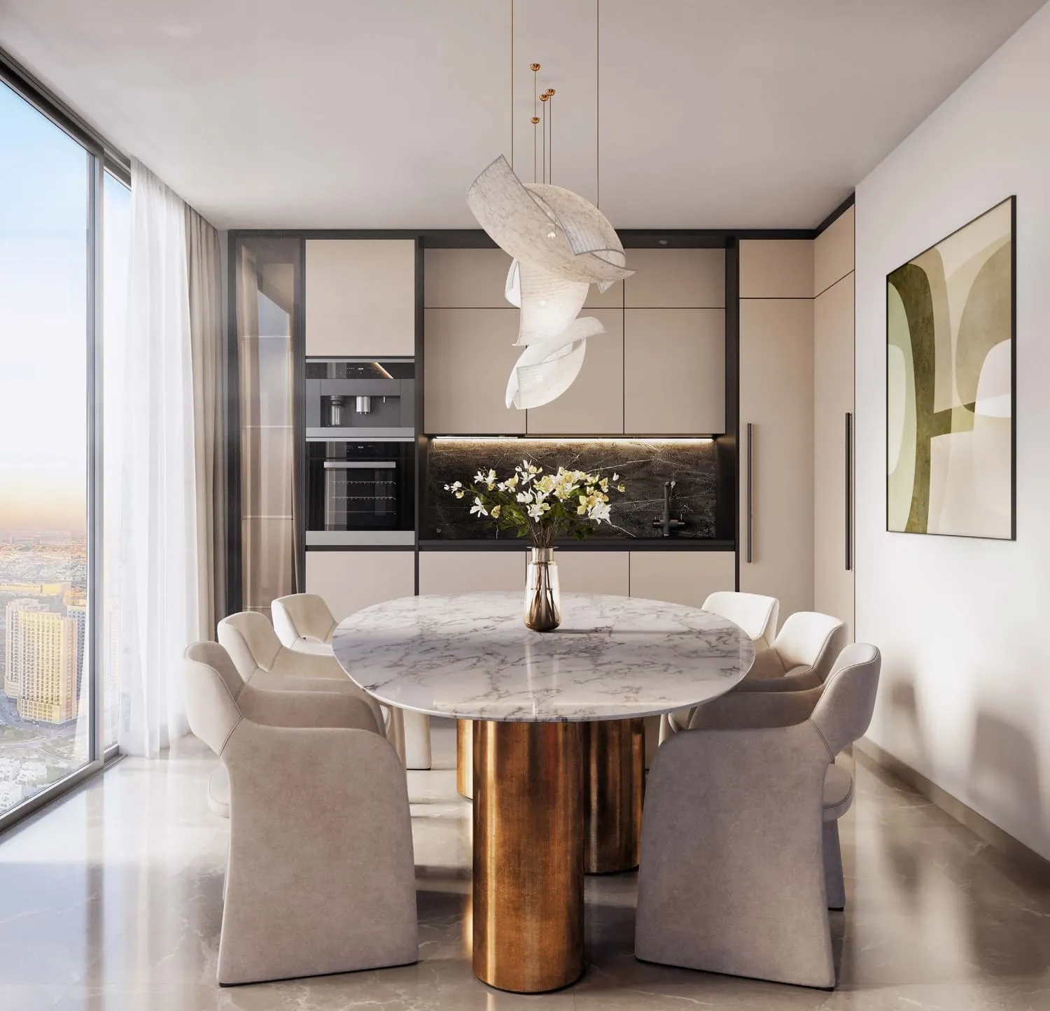 Helvetia Residences — обеденная зона