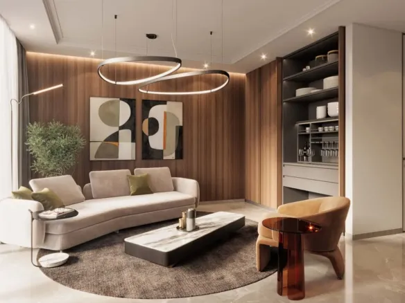 Helvetia Residences — интерьер гостиной