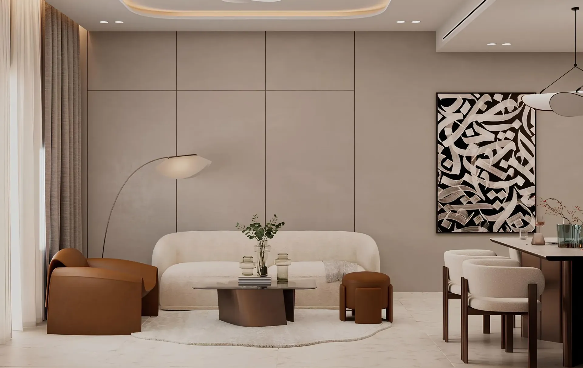 Hermina by Casagrand — интерьер гостиной