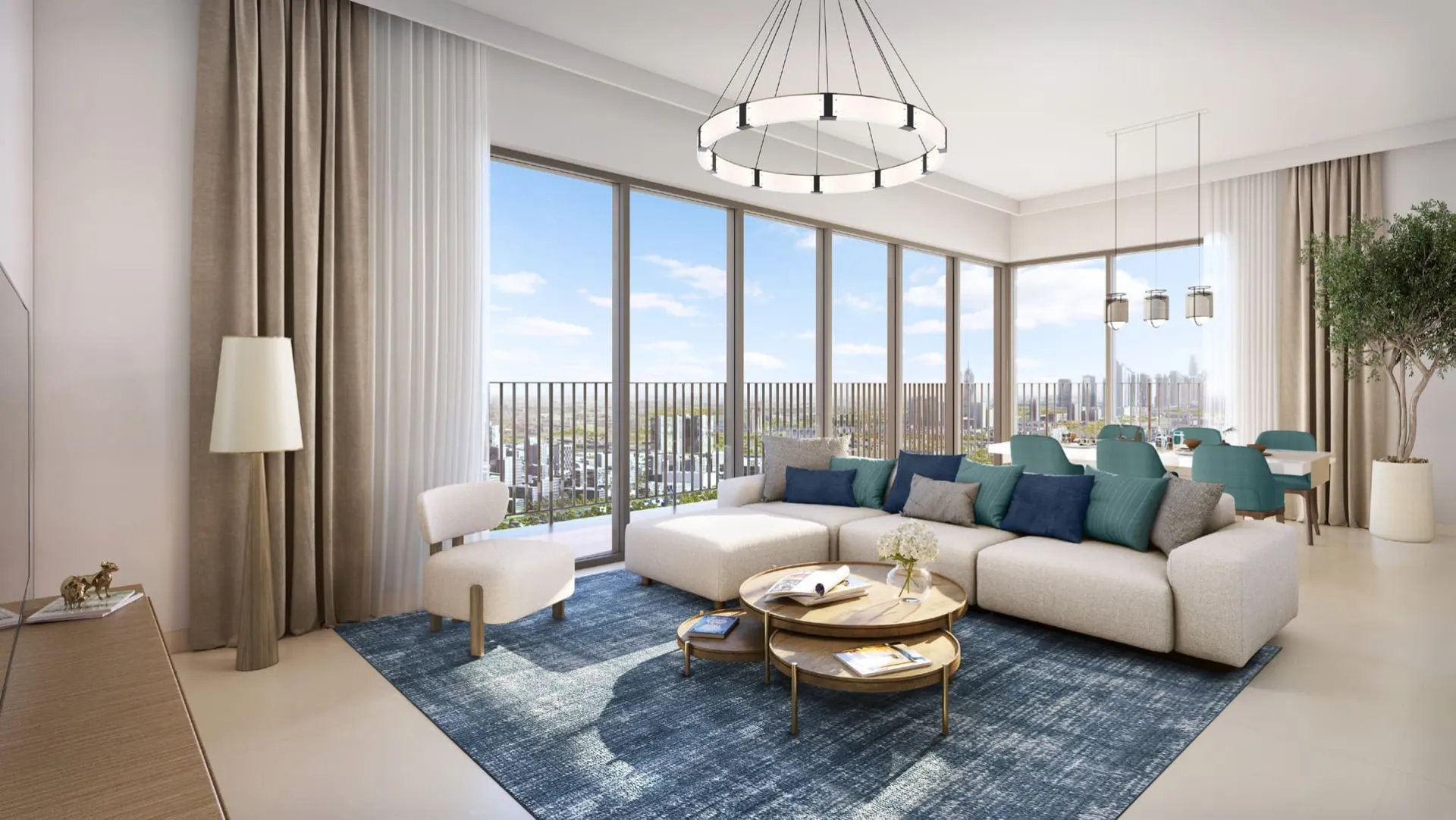 Hills Park — интерьер гостиной