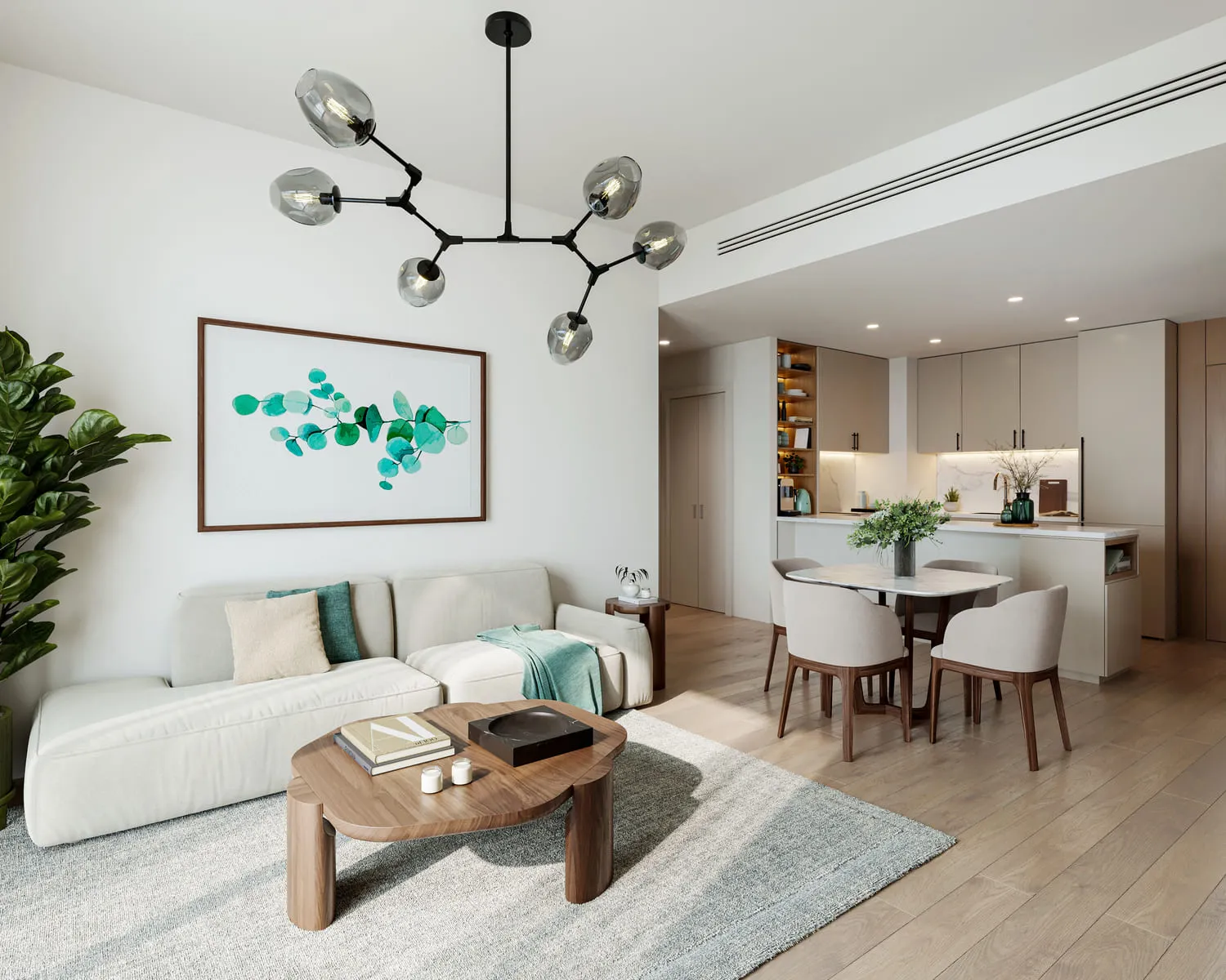Holland Gardens — интерьер гостиной