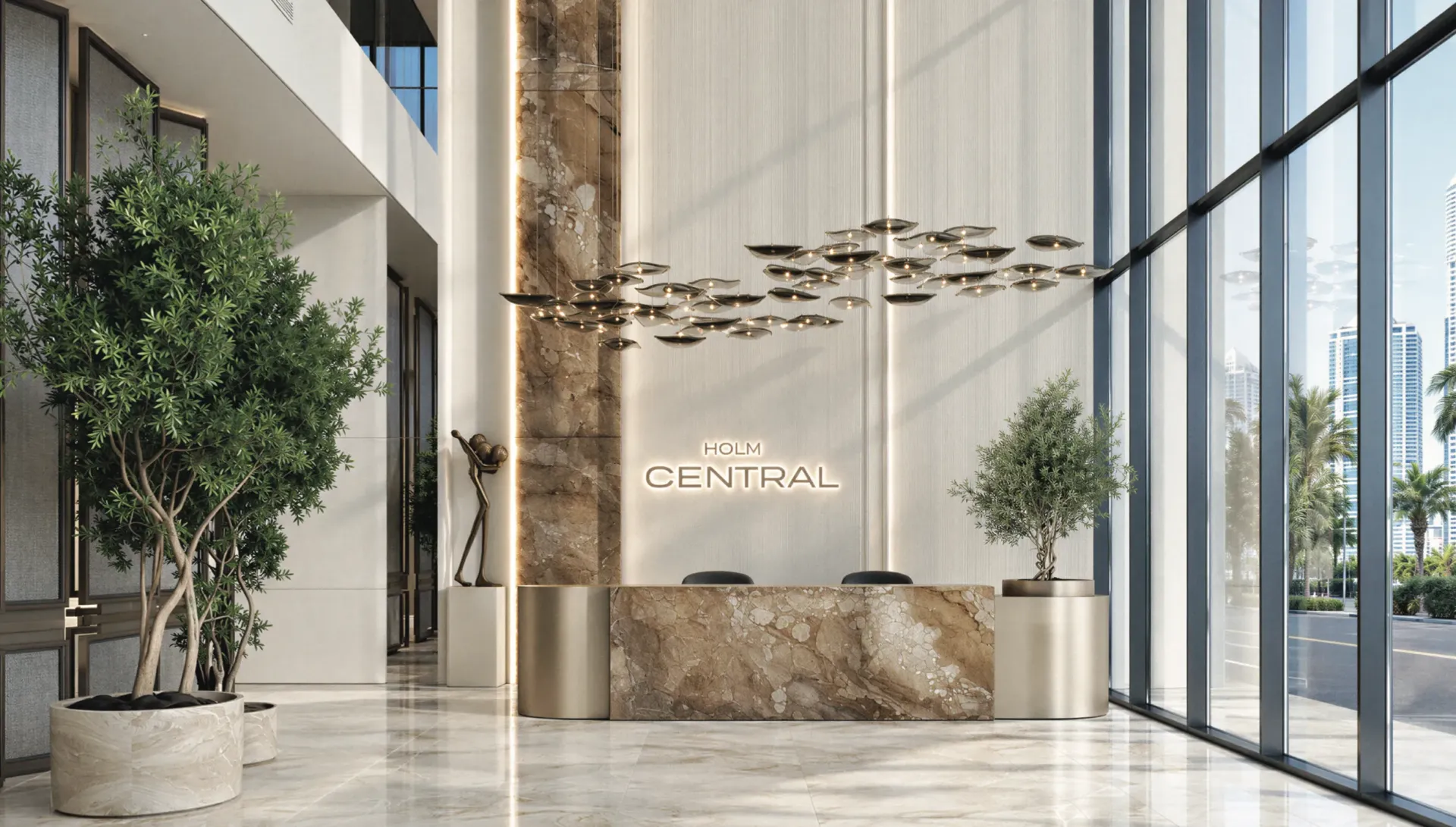 Holm Central — лобби