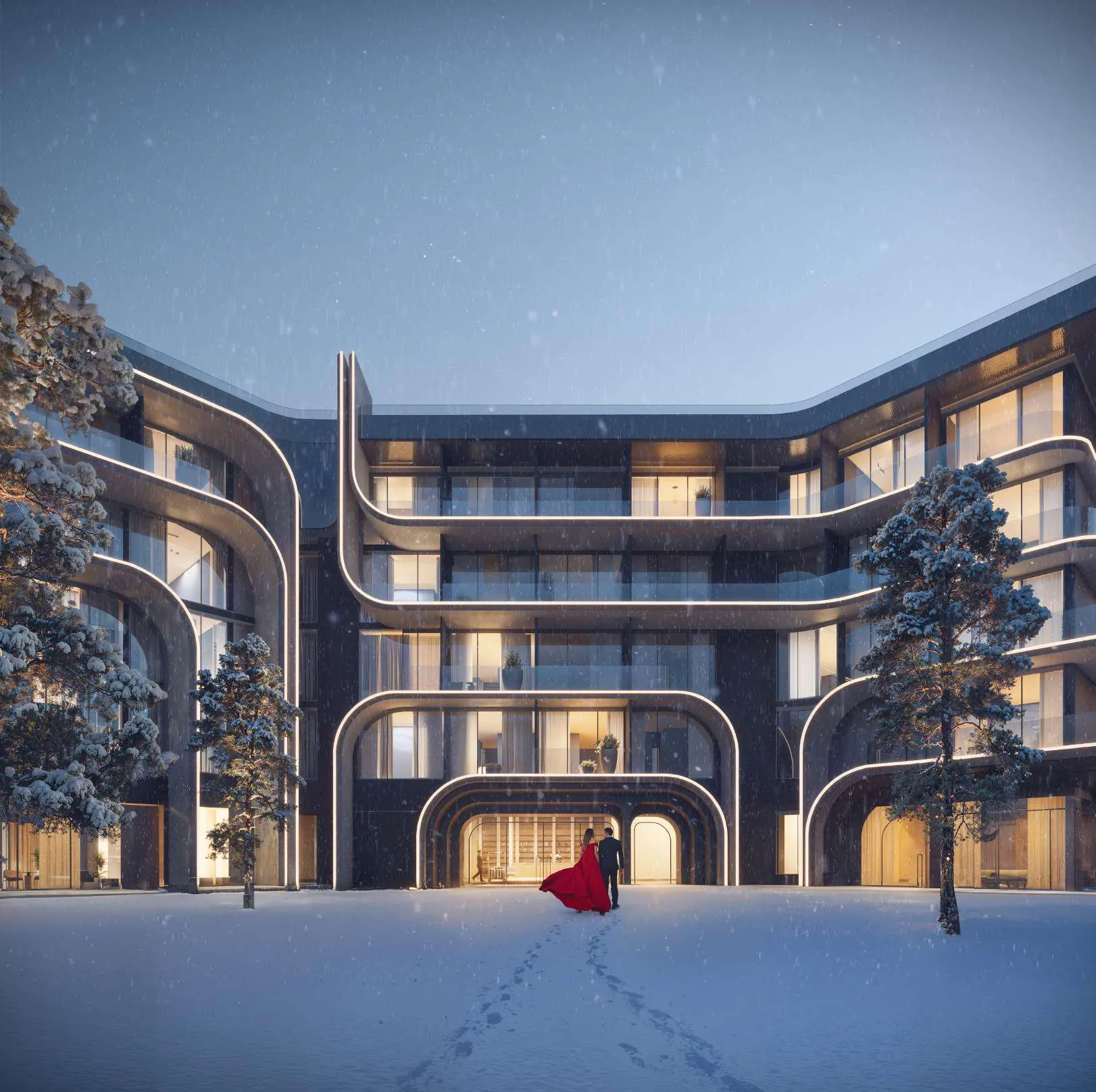 Hotel London — фасад здания