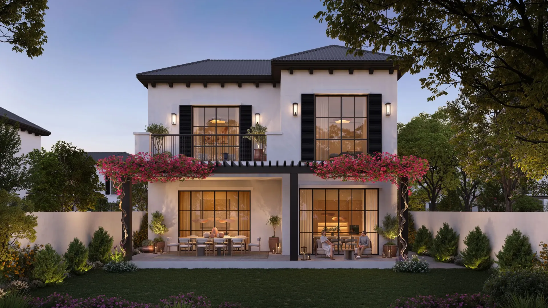 Hudayriyat Golf Estates — фасад виллы