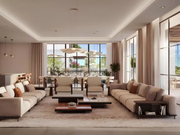 Hudayriyat Golf Estates — интерьер гостиной