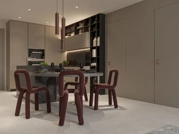 Hyde Walk Residence — кухня-столовая