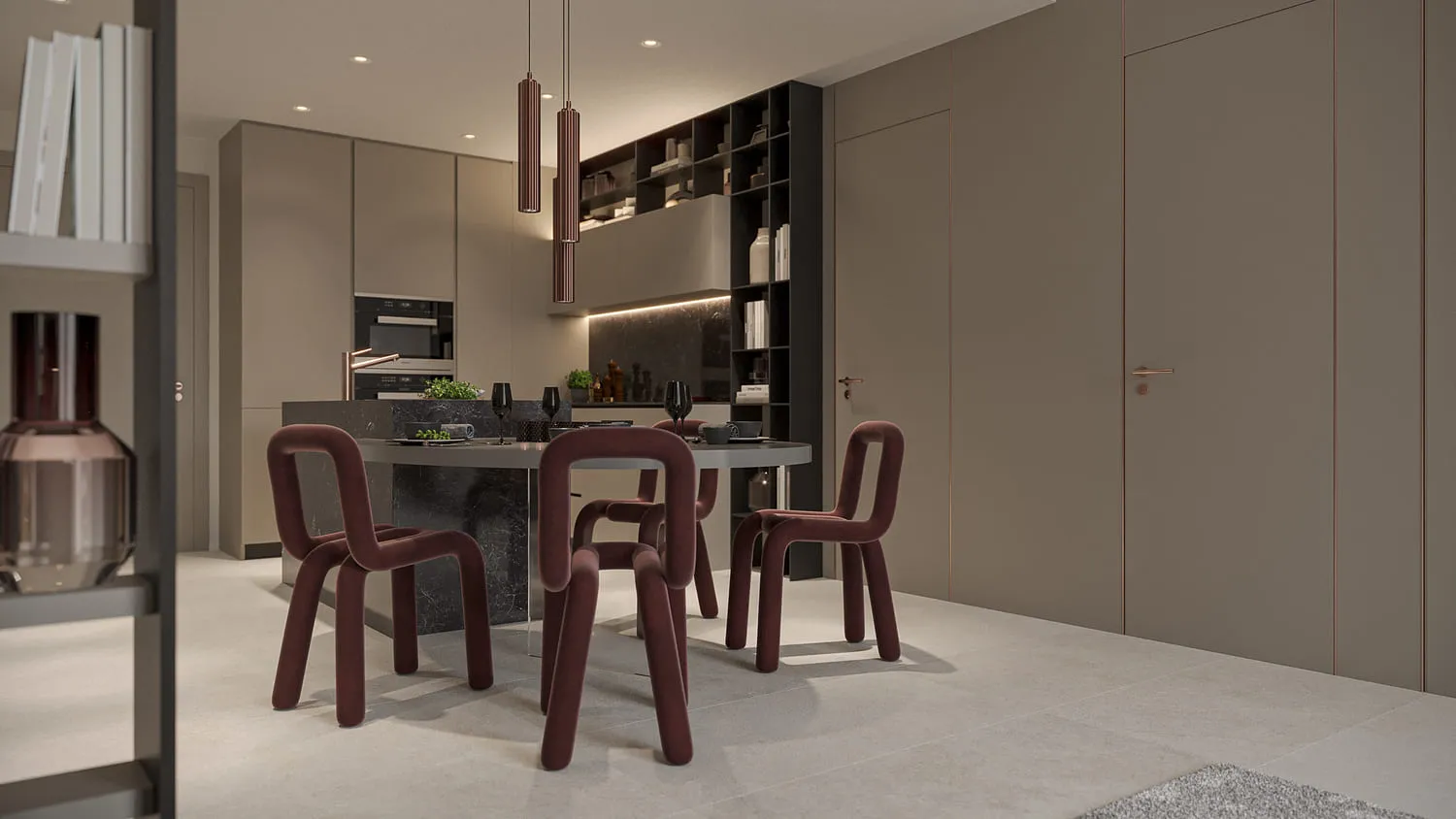 Hyde Walk Residence — кухня-столовая