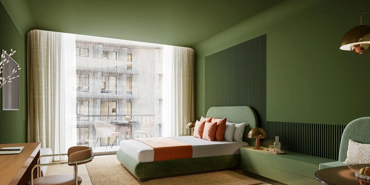 Hygge Hotel — спальня