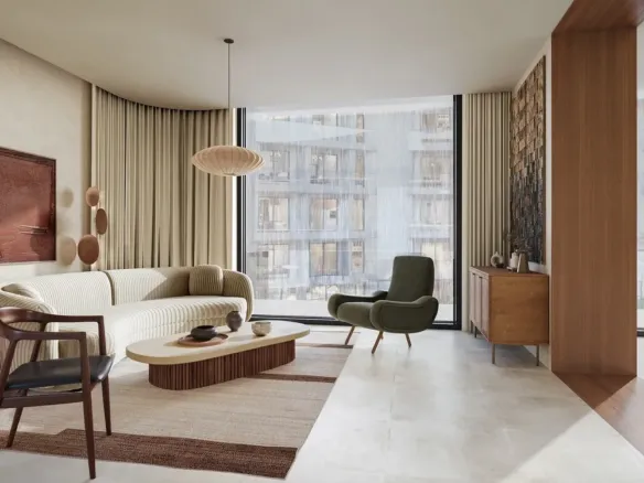 Hygge Hotel — интерьер гостиной