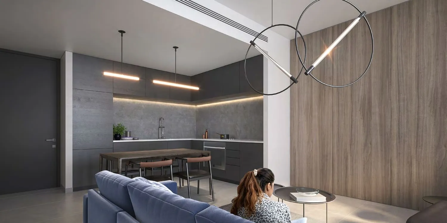 il teatro Residences 1 and 2 — кухня-гостиная