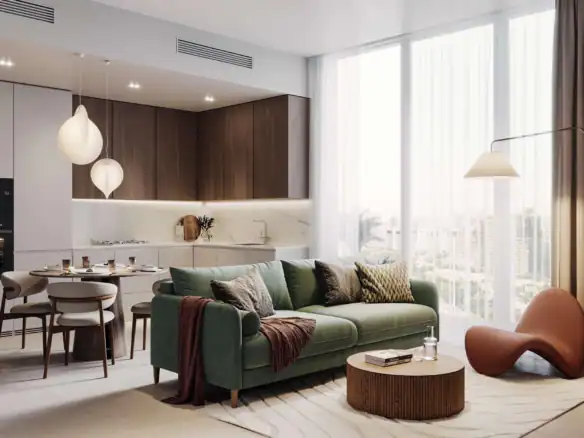 AUREL1A Residence — интерьер гостиной