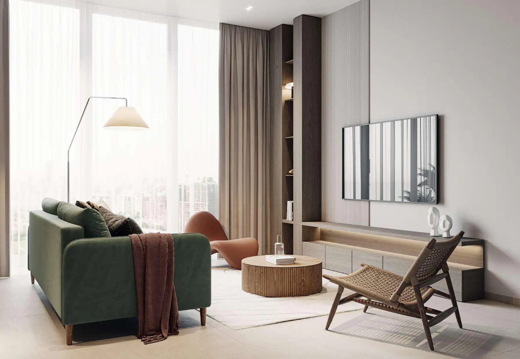 AUREL1A Residence — интерьер гостиной, фото 9