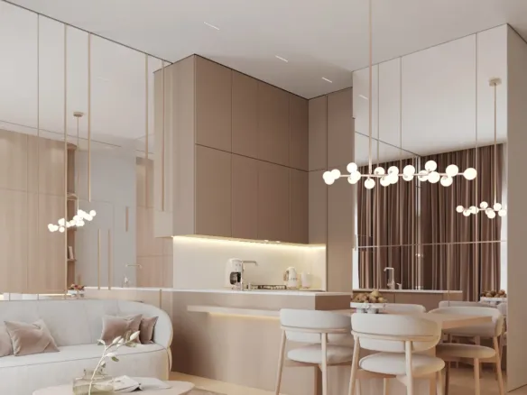 J-Haus Residence — кухня-гостиная