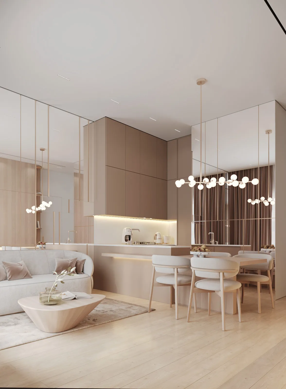 J-Haus Residence — кухня-гостиная