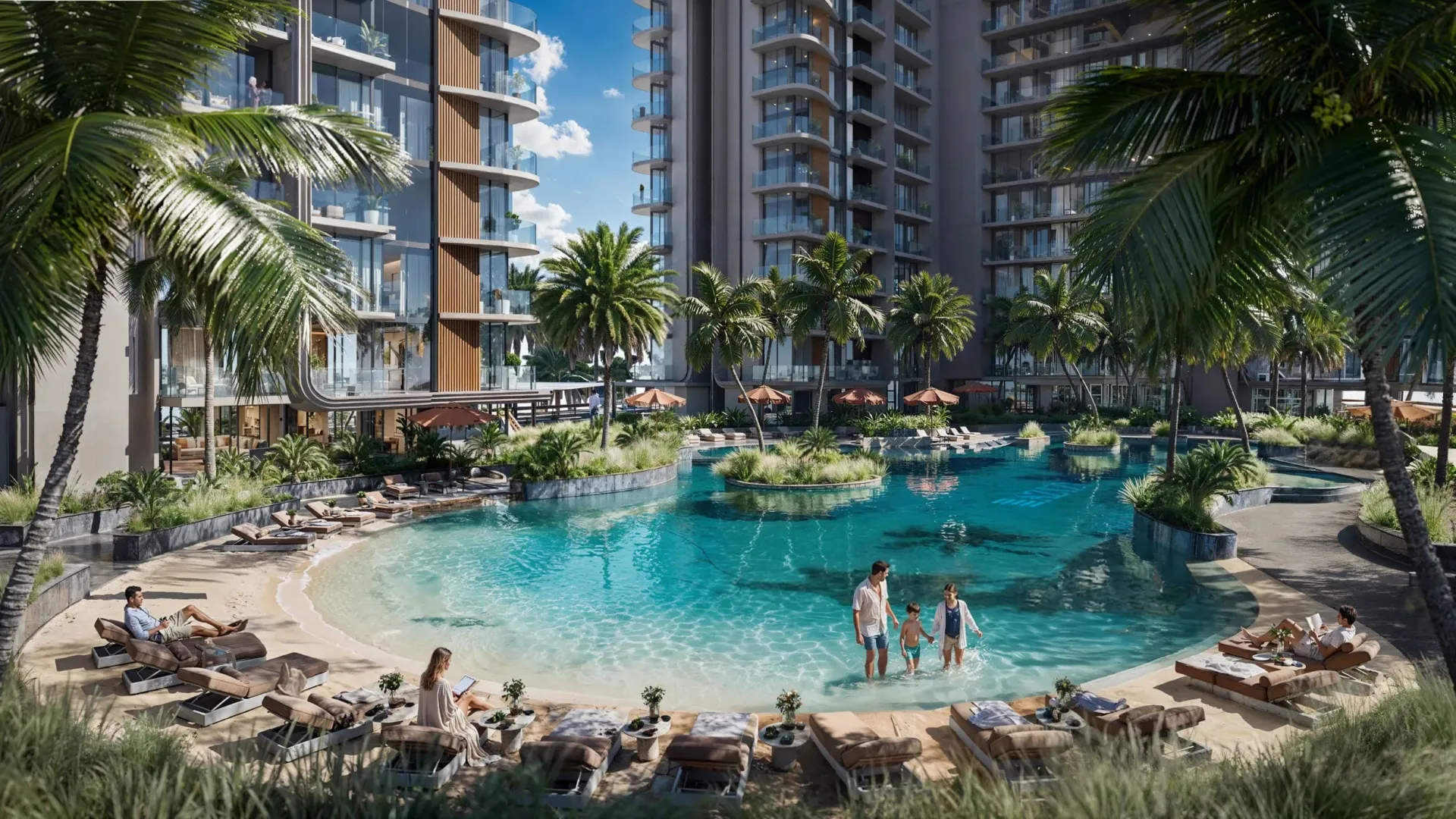 Jaddaf Beach Oasis — бассейн