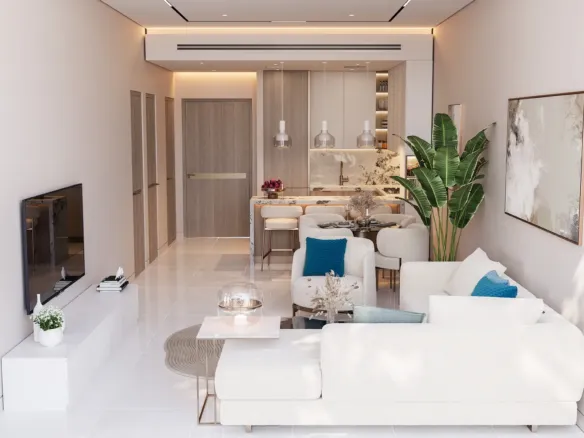Jade Tower — интерьер гостиной, фото 5
