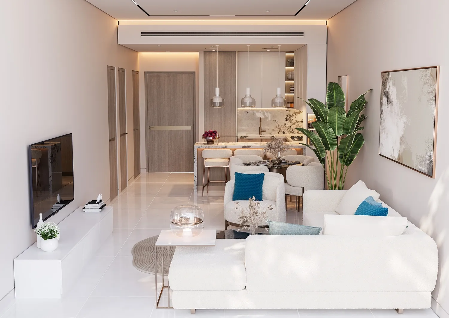Jade Tower — интерьер гостиной, фото 5