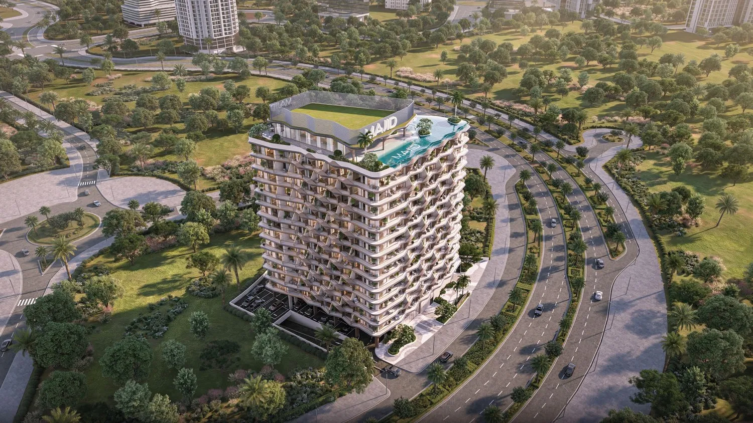 Jura Terraces в районе Дубайленд Резиденс Комплекс — фото 1