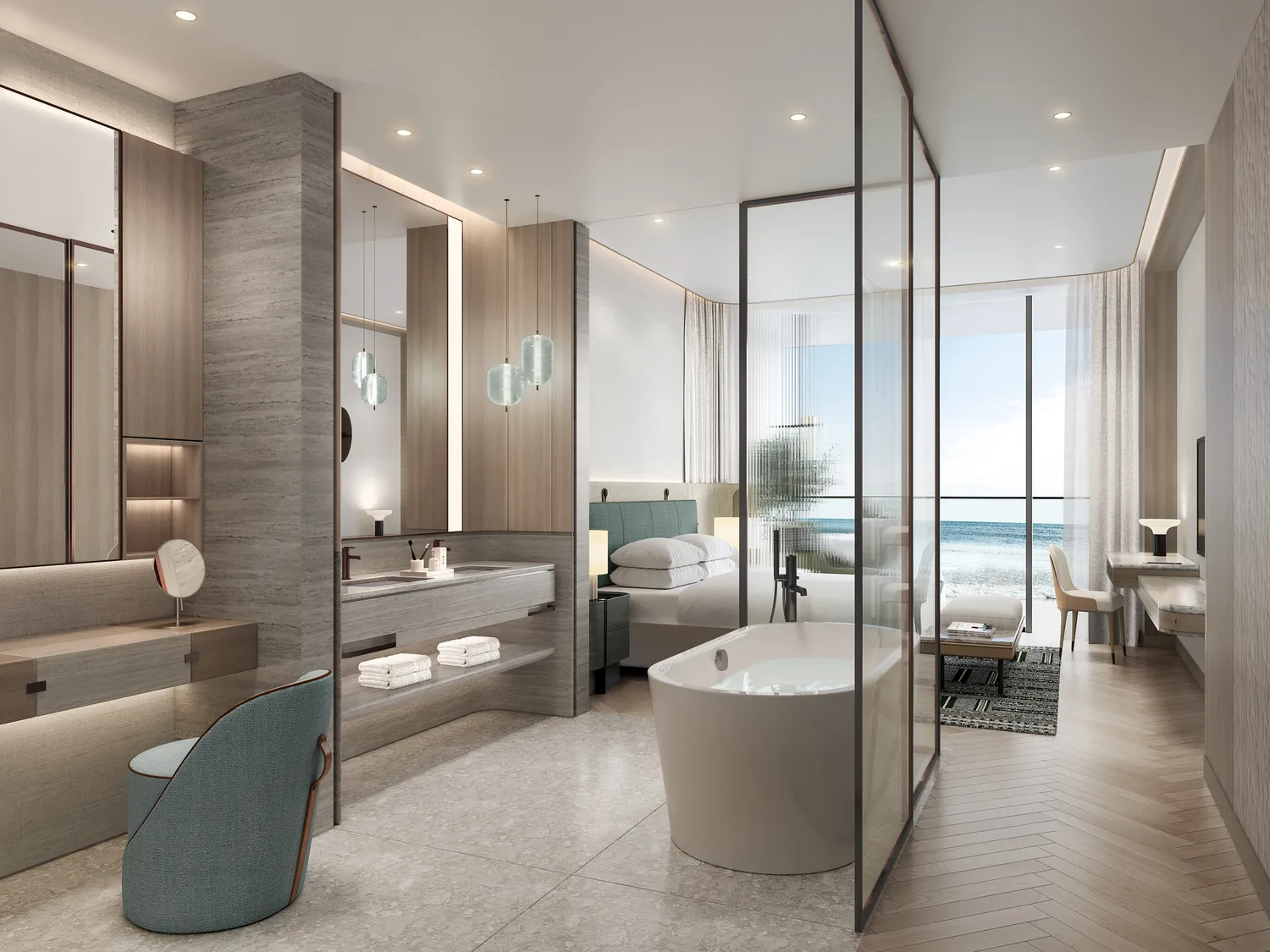 JW Marriott Residences and Resort — ванная комната