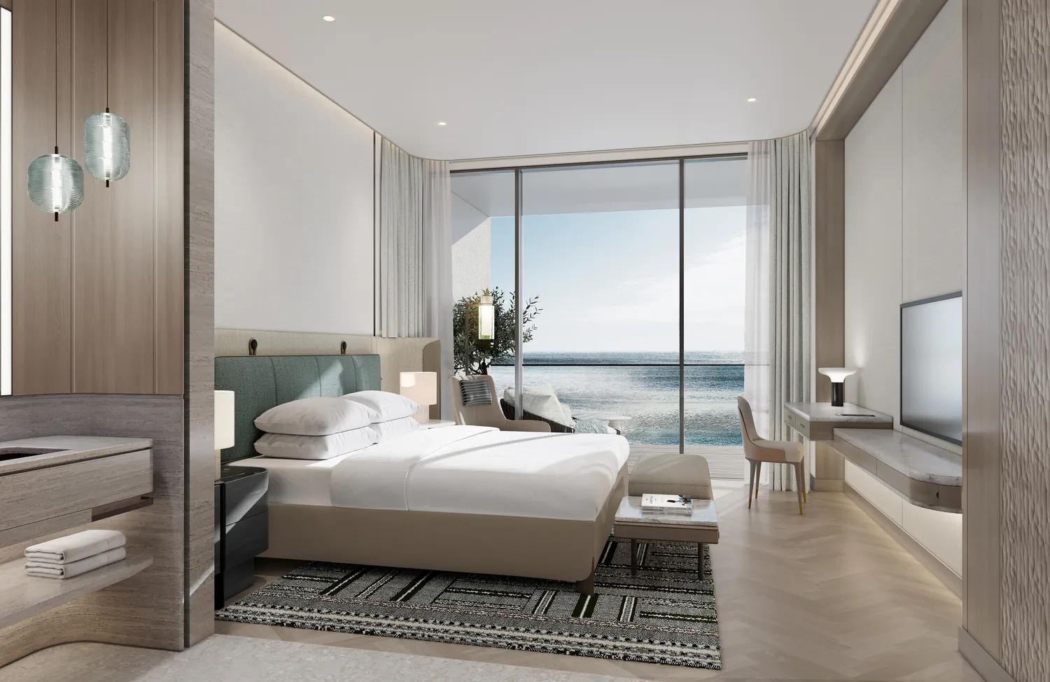 JW Marriott Residences and Resort — спальня