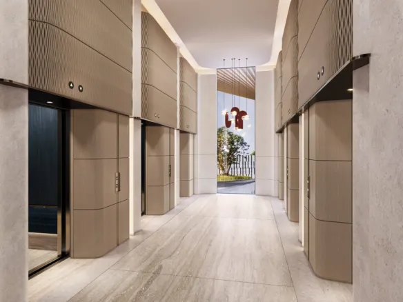 JW Marriott Residences and Resort — лифтовый холл