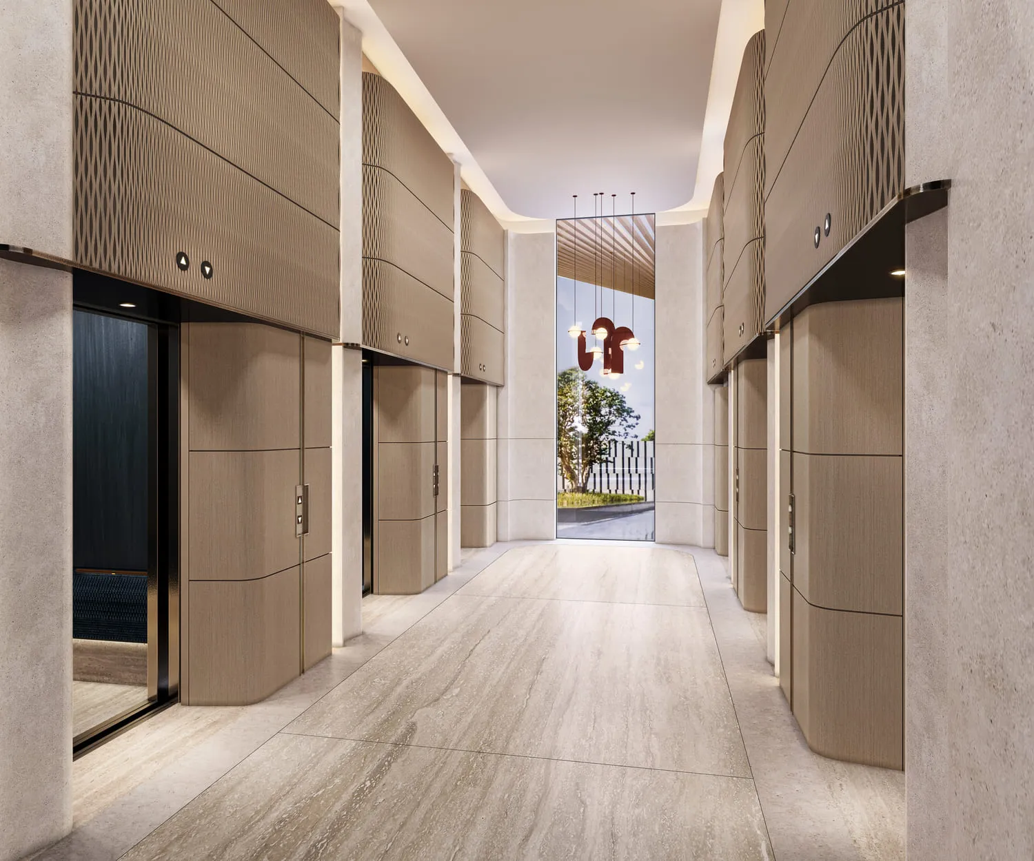 JW Marriott Residences and Resort — лифтовый холл
