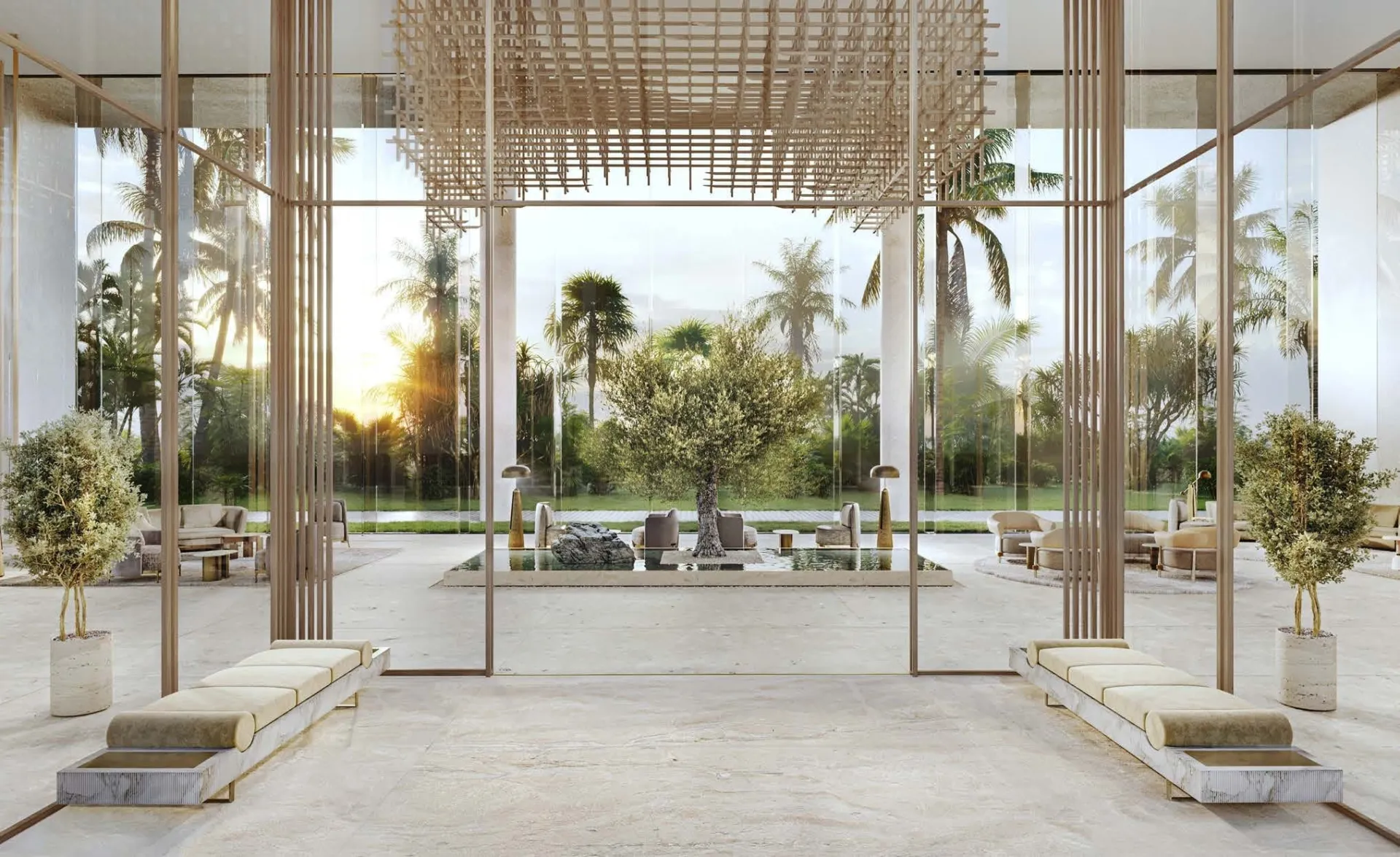 Kempinski Residences — лобби