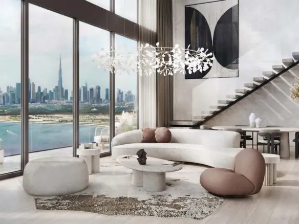 Kempinski Residences — интерьер гостиной