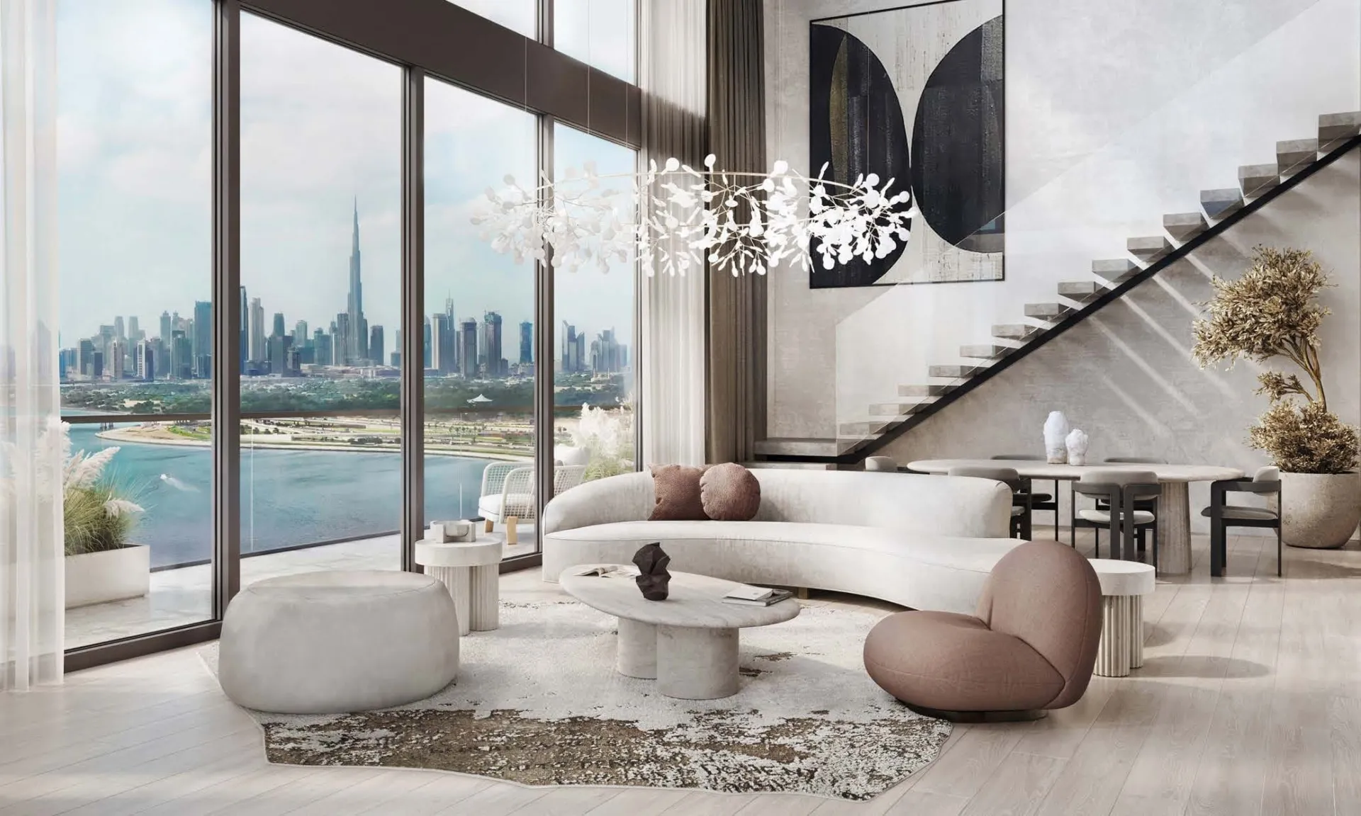Kempinski Residences — интерьер гостиной