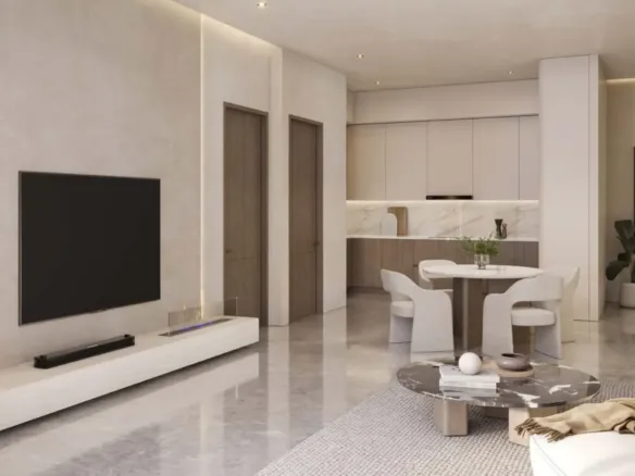 Kyomi Residences — интерьер гостиной