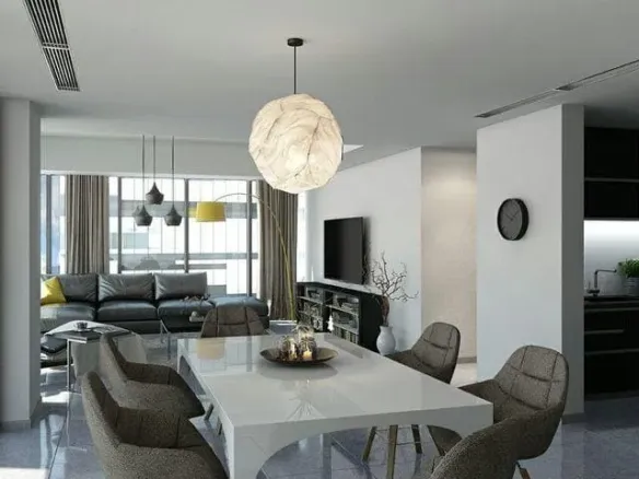 Lamar Residences — интерьер гостиной