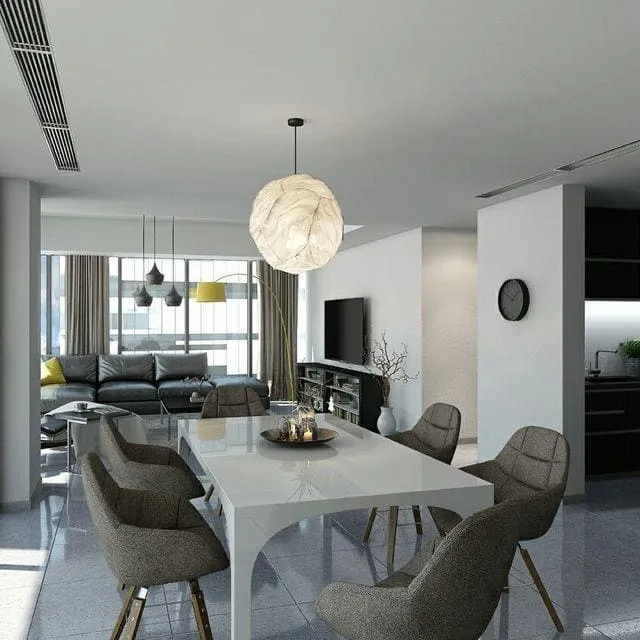 Lamar Residences — интерьер гостиной