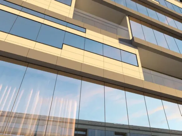 Lamar Residences — фасад здания