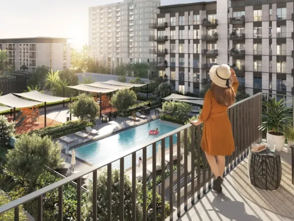 Layla Residences — вид с балкона