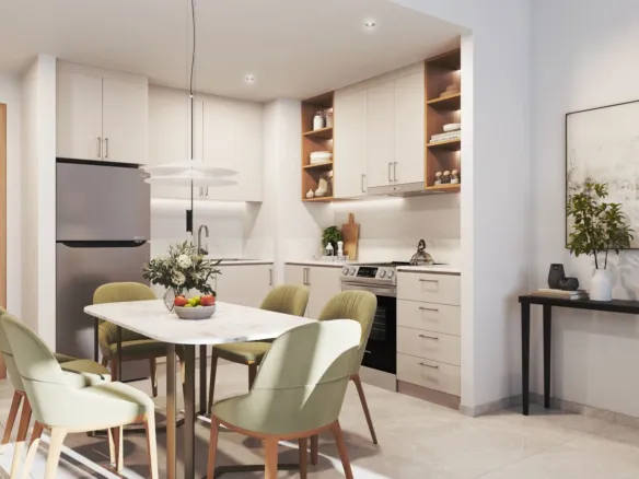 Layla Residences — кухня-столовая