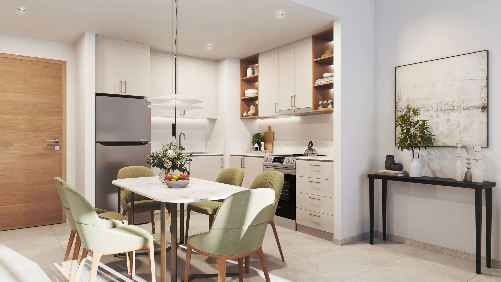 Layla Residences — кухня-столовая