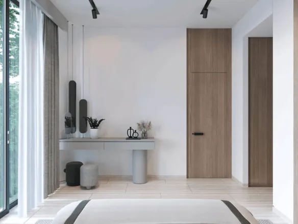 Le Parc Homes II — интерьер спальни