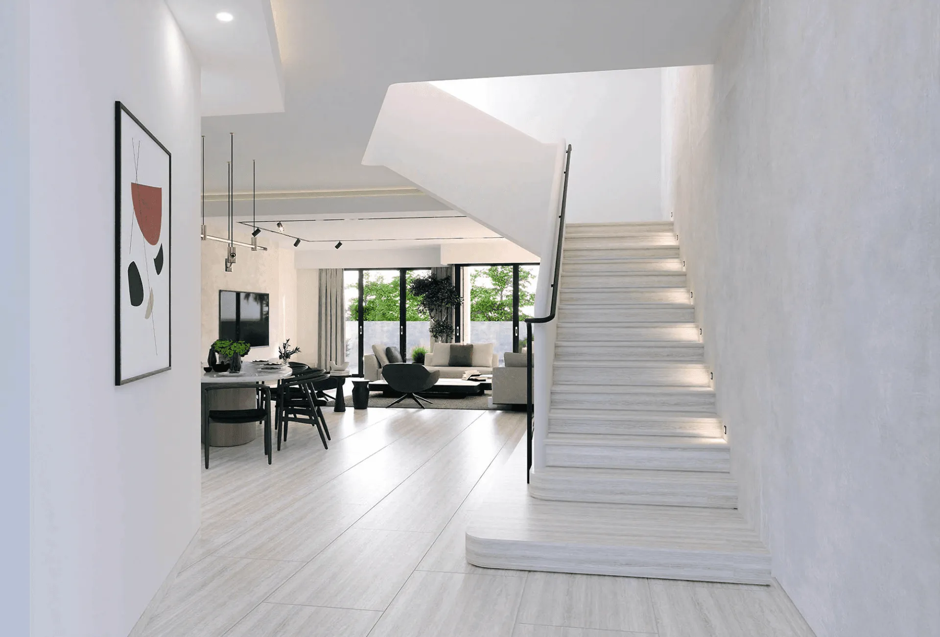 Le Parc Homes II — интерьер гостиной, фото 7