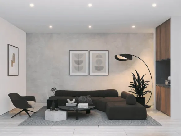 Le Parc Homes II — интерьер гостиной, фото 8