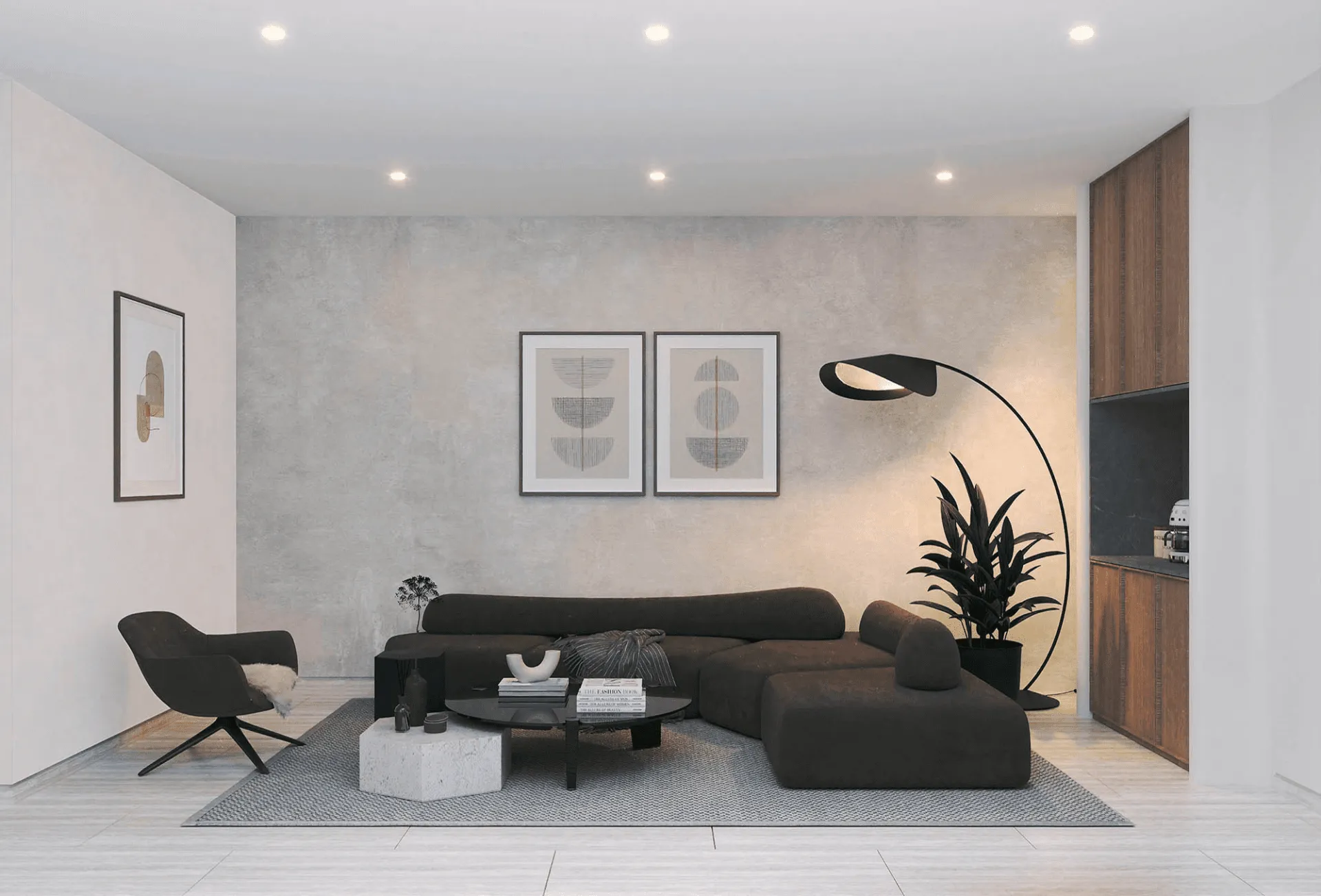 Le Parc Homes II — интерьер гостиной, фото 8