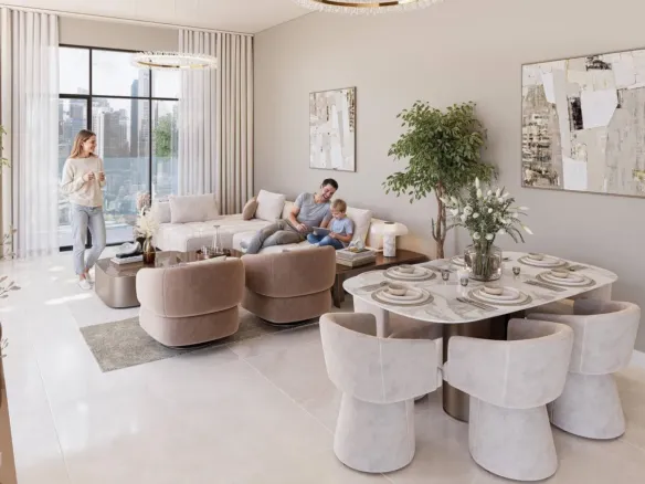 Lily Tower — интерьер гостиной