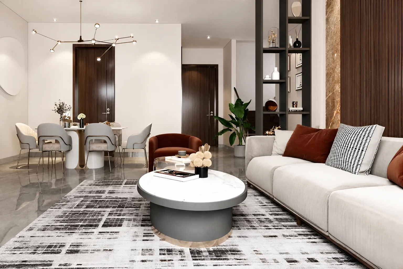 Lincoln Star Residence 2 — интерьер гостиной