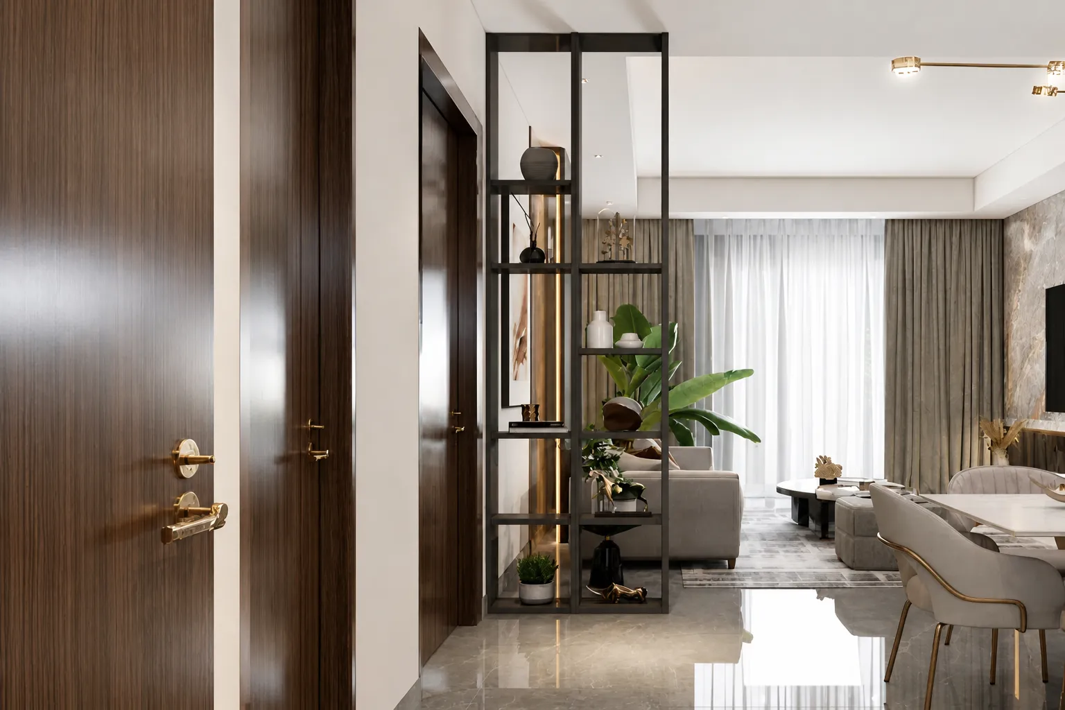 Lincoln Star Residence 2 — интерьер гостиной, фото 7